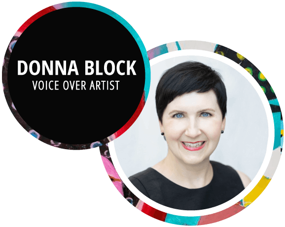 Donna Block Voice Over Artist Banner Headshot